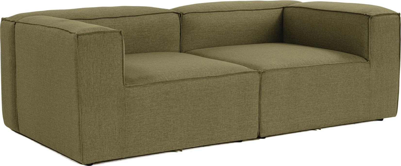 Divan dy vendësh Atelier del Sofa, Fora, ngjyrë e gjelbër