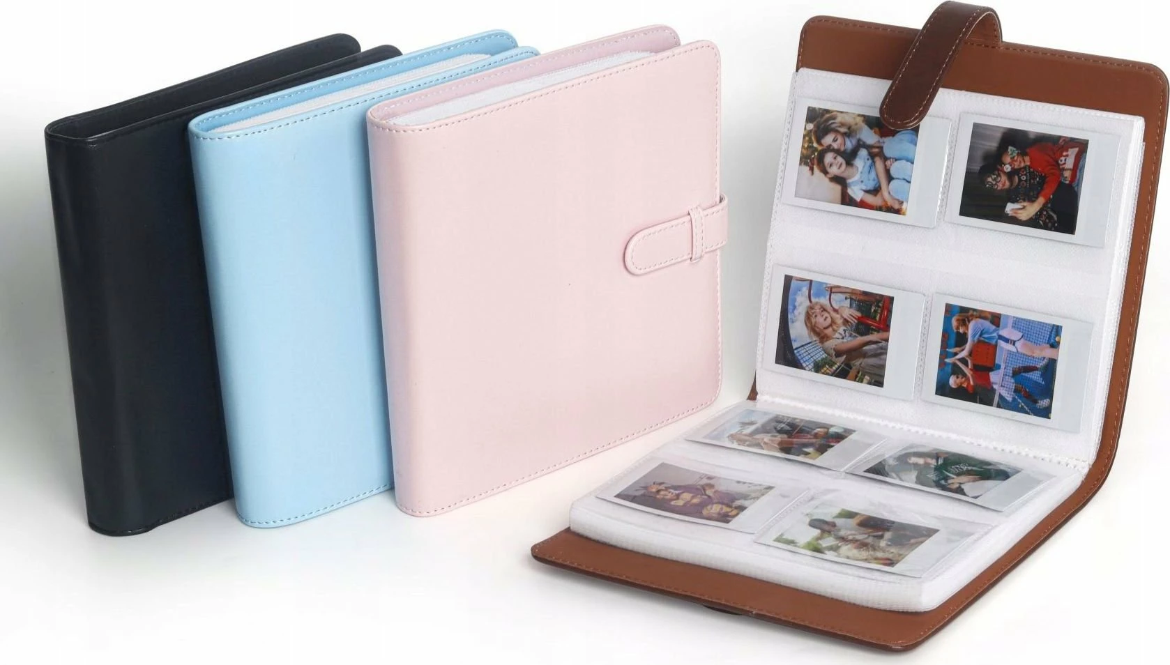 Album fotografish LoveInstant për Fujifilm Instax Square (SQ1/SQ6/SQ10/SQ20, Square Link, SHARE SP-3), 288 foto 8.6 x 7.2 cm, kafe