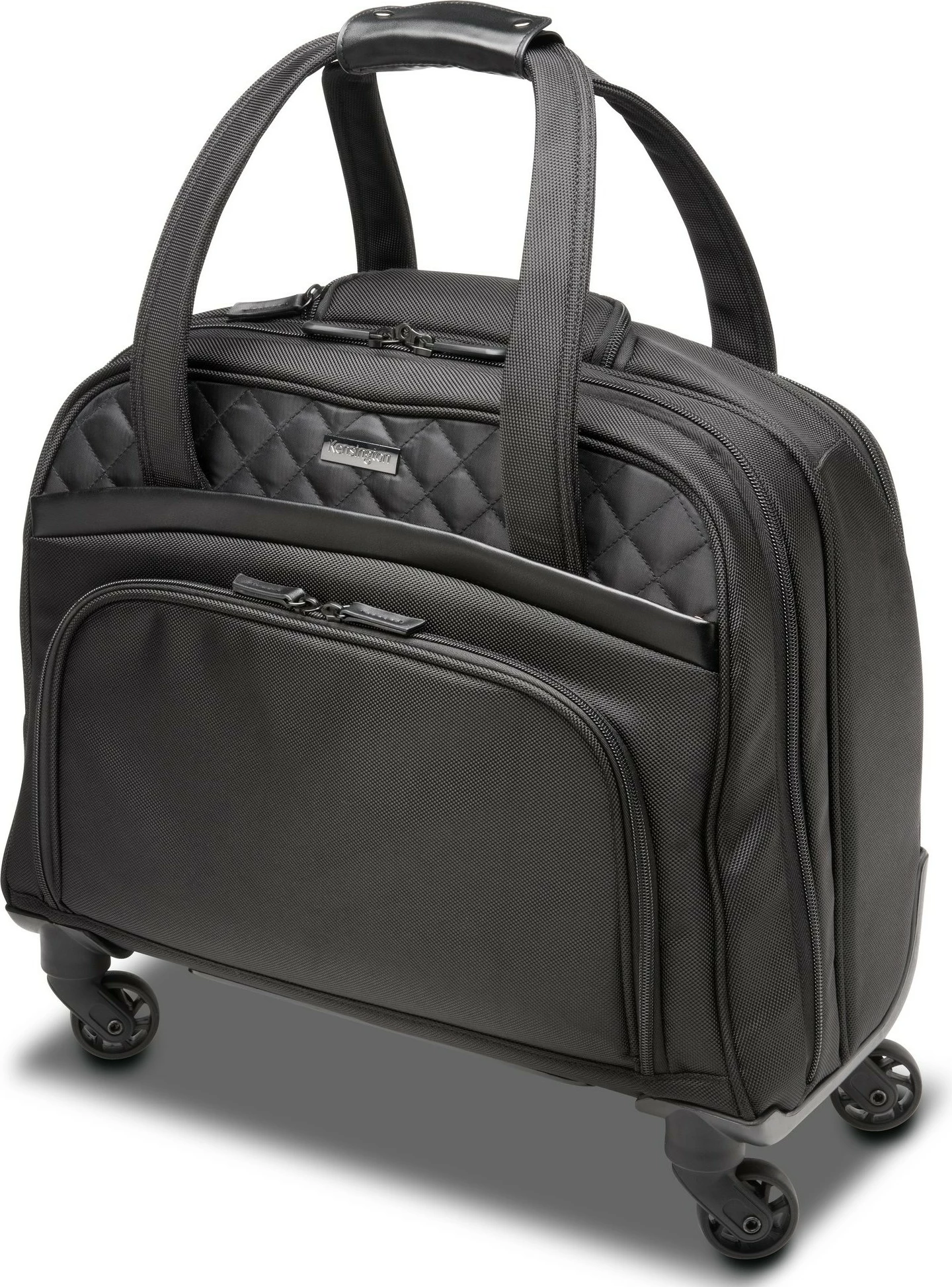 Kasë Kensington Contour 2.0 Executive Balance Laptop Spinner 15.6", e zezë