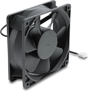 Ventilator kasë DeLOCK 120x120x38mm, 48V DC, 4-Pin PWM, i zi