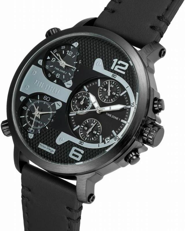 Orë dore për meshkuj Paul Lorens, e zezë