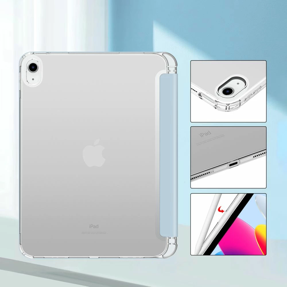 Mbështjellës Tech-Protect SC Pen Hybrid për iPad 10.9" (2022), kaltër e çelët