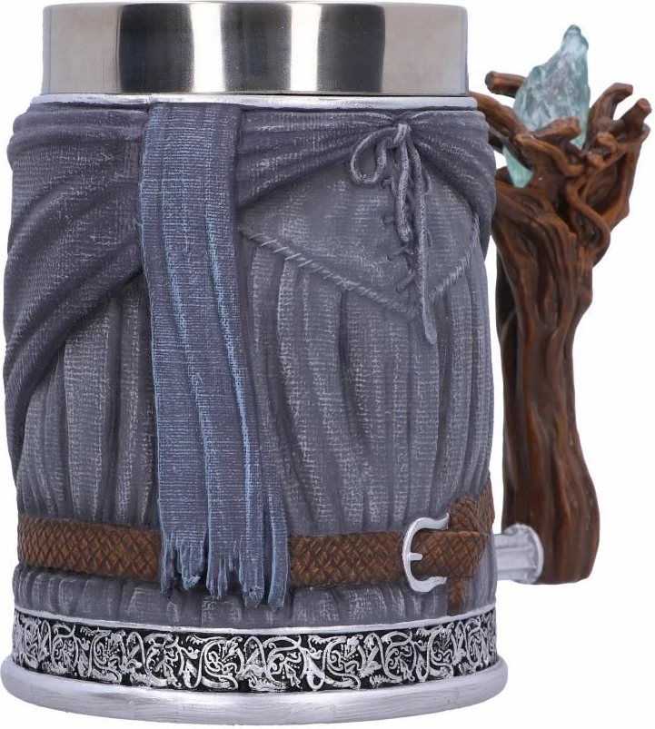 Mug NEMESIS NOW Lord of the Rings Gandalf the Grey 15.5 cm, gri