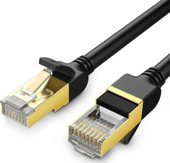 Kabllo Ethernet Ugreen NW107 Cat.7 STP 5 m, RJ45-RJ45, 10 Gb/s, e zezë