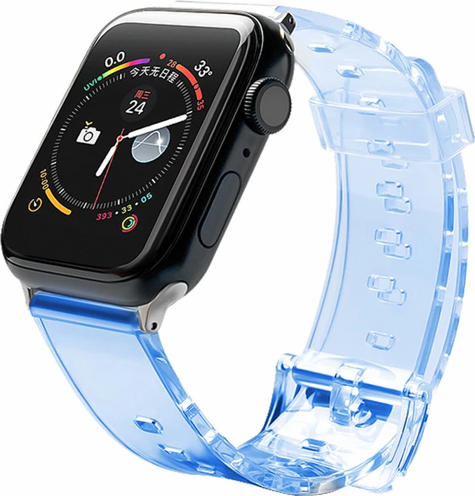 Rrip silikoni për Apple Watch Hurtel, 42/44mm, Blu