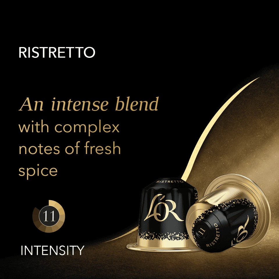 Kapsula Kafeje L'OR Ristretto, 10 copë