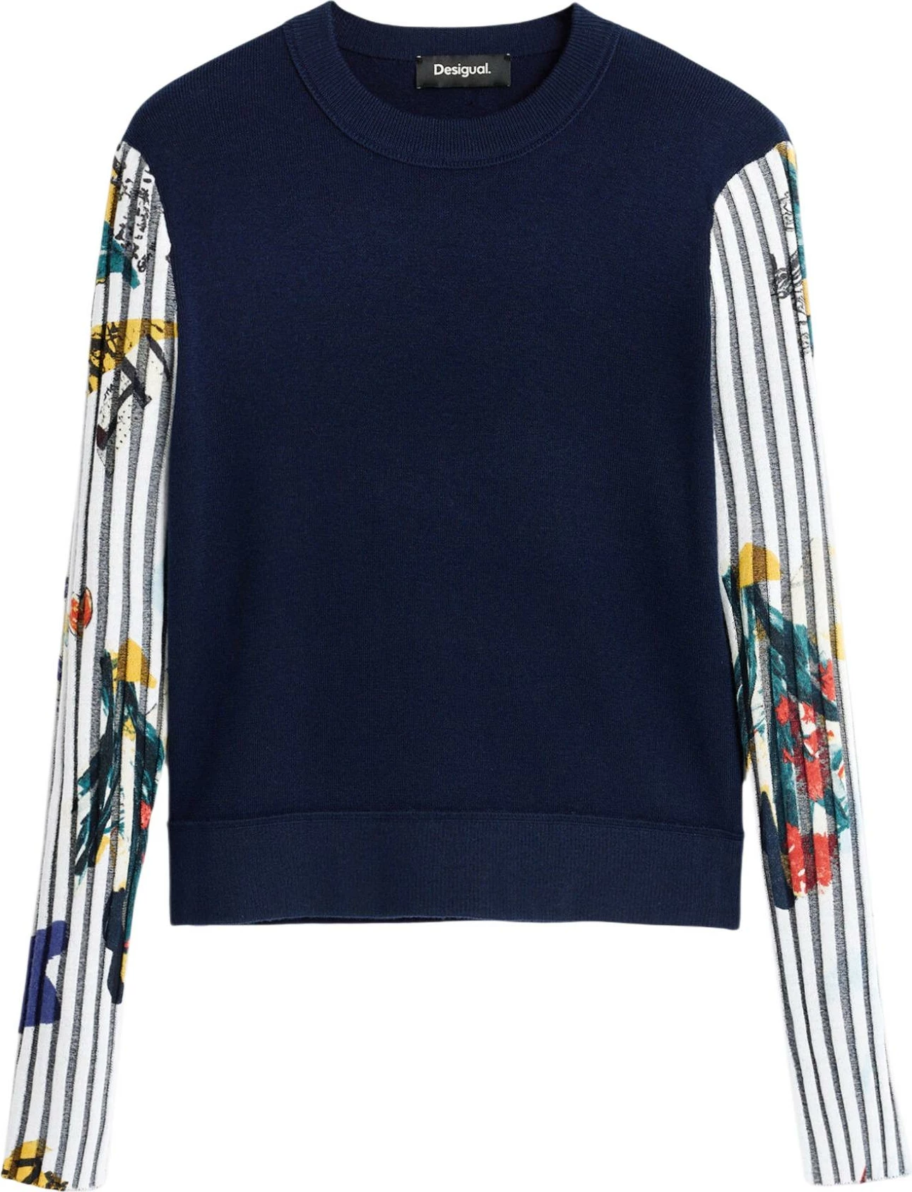 Xhemper për femra Desigual JERS_MARINO 26WWJF28, i kaltër [Madhësia: XL]