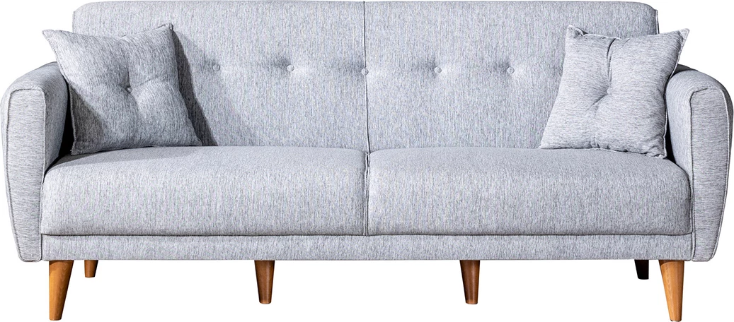 Divan-krevat treshe, Atelier del Sofa, Aria, ngjyrë gri