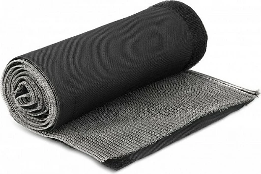 Mbështjellës i thurur për kabllo DeLOCK, 1 m x 50 mm, mbrojtje EMI/EMC, me Velcro, rezistent ndaj nxehtësisë, i zi