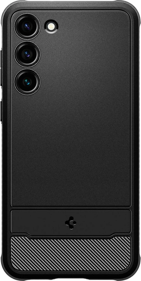 Mbështjellës Spigen Rugged Armor për Samsung Galaxy S23, Matte Black