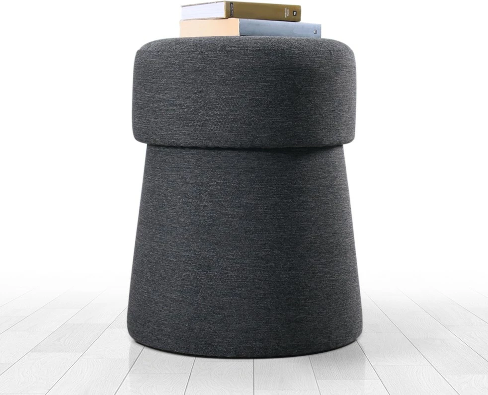 Puf Atelier del Sofa, ngjyrë gri e errët