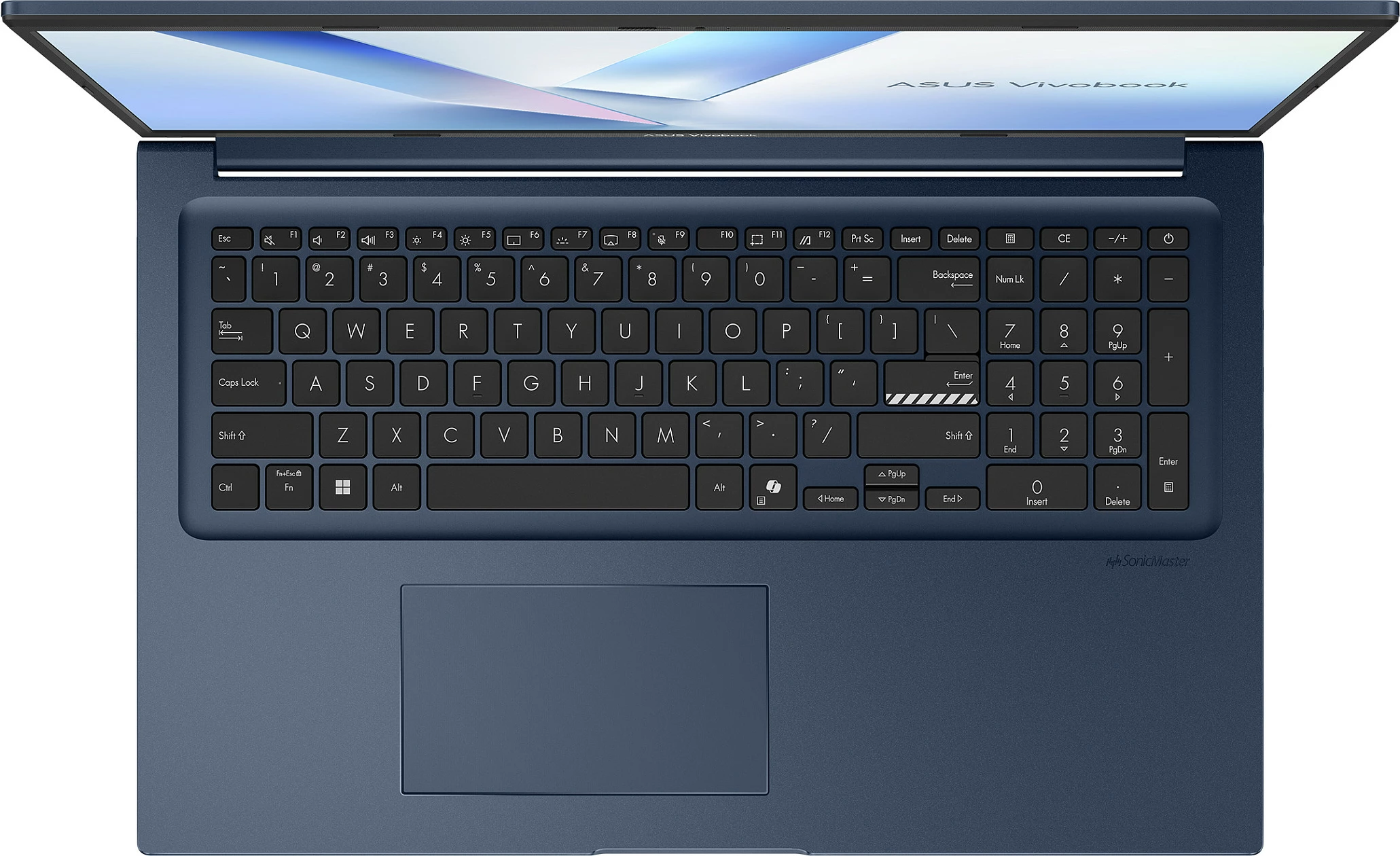 Laptop ASUS VivoBook 17 X1704MA-ISSAU203W, i5-315, 16GB RAM, 512GB SSD, Windows 11 Home, tastierë AZERTY FR, blu e errët