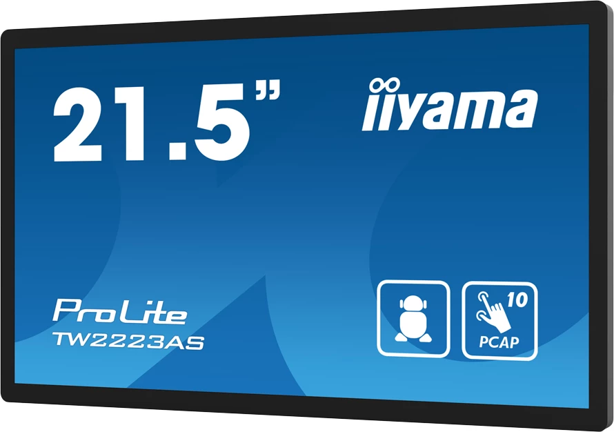 Monitor me prekje interaktiv IIYAMA ProLite TW2223AS-B2 21.5\" Full HD PCAP 10pt Android 12, zi