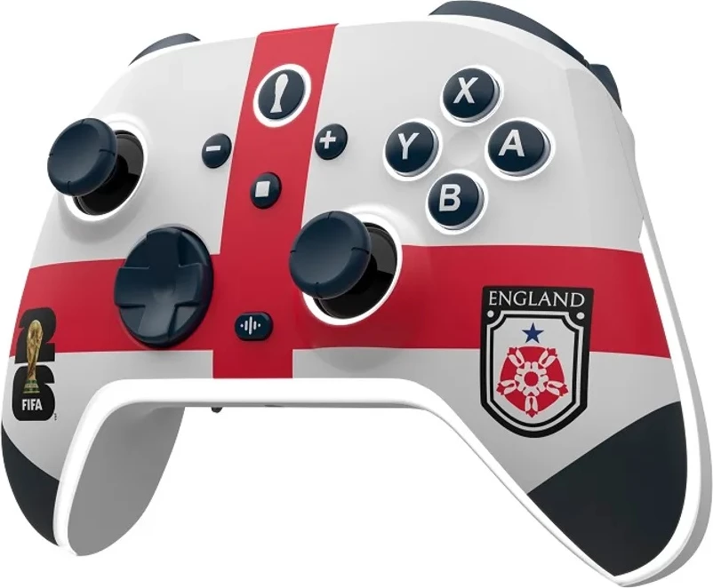 Kontroller wireless DRAGONSHOCK Aurora+ FIFA World Cup 26, kompatibil me Switch/Switch OLED/Switch 2/PC/Mobile, Hall Effect, RGB, bateri 800 mAh, England
