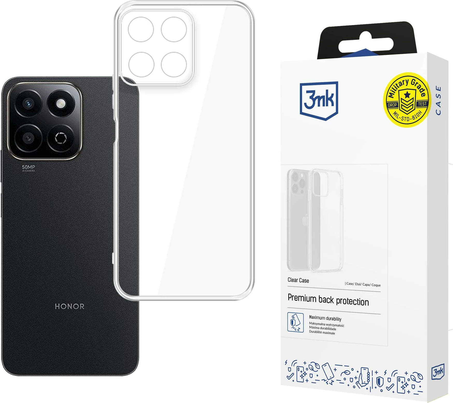 Mbështjellës 3mk për Honor 20, transparent