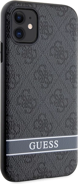 Mbështjellës Guess GUHCN61P4SNK për iPhone 11/XR, Gri