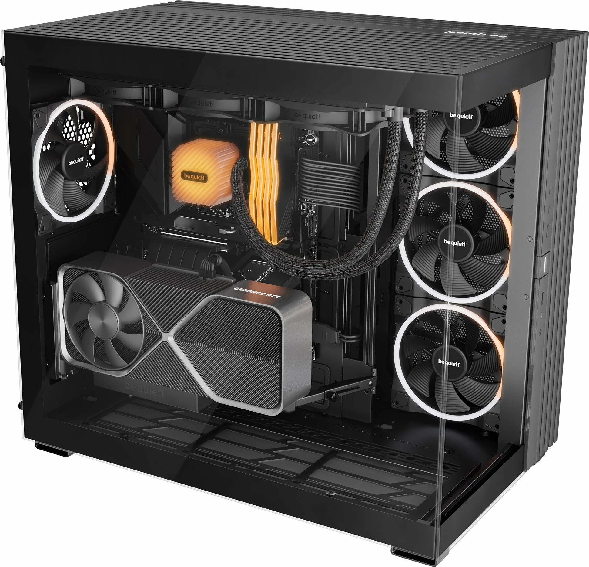 Kasë be quiet! Light Base 900 DX ARGB BGW69 Midi Tower ATX/e-ATX, e zezë