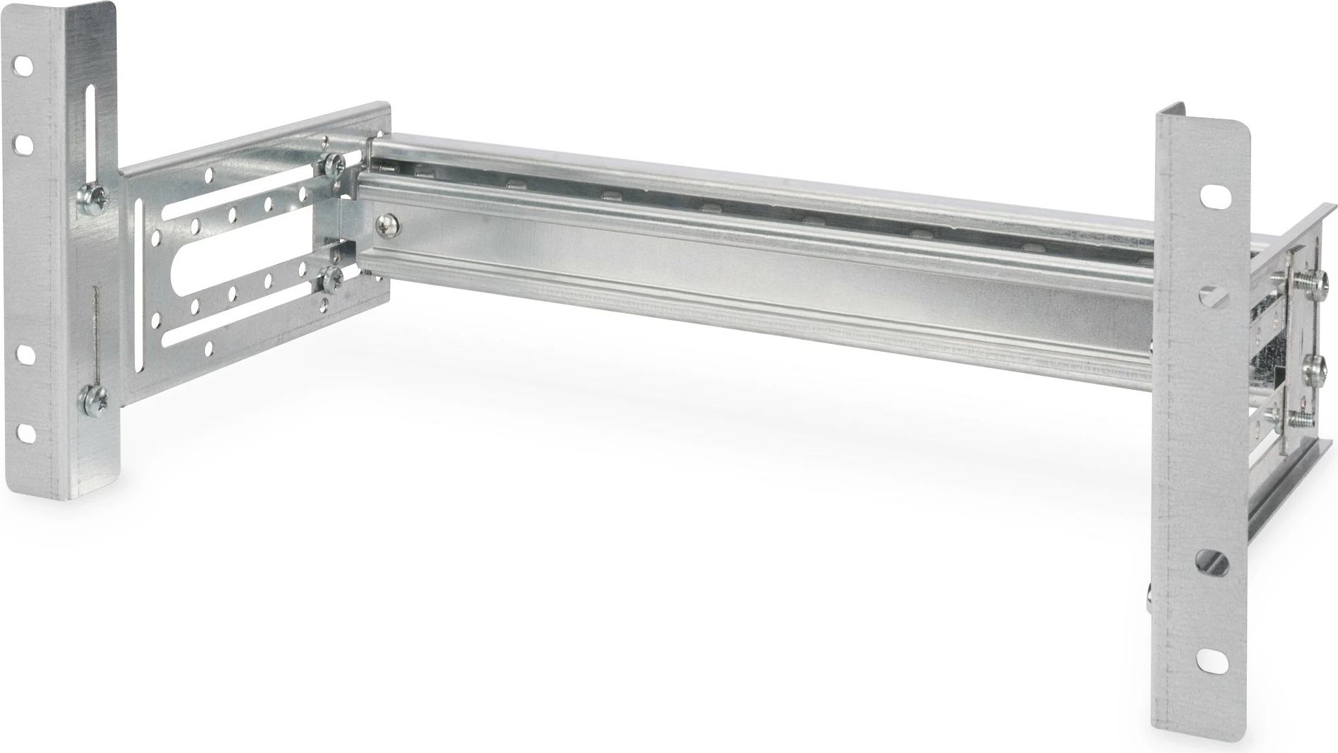 Mbajtëse DIN Rail Digitus 4U, 483mm, çelik i galvanizuar, argjend