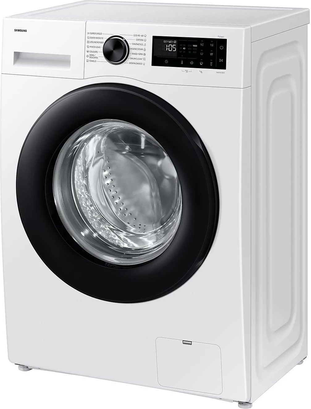 Lavatriçe, Samsung WW90DG5G34AELE, 9 kg, AI Ecobubble, Super Speed 39 min, klasa A, SmartThings, e bardhë