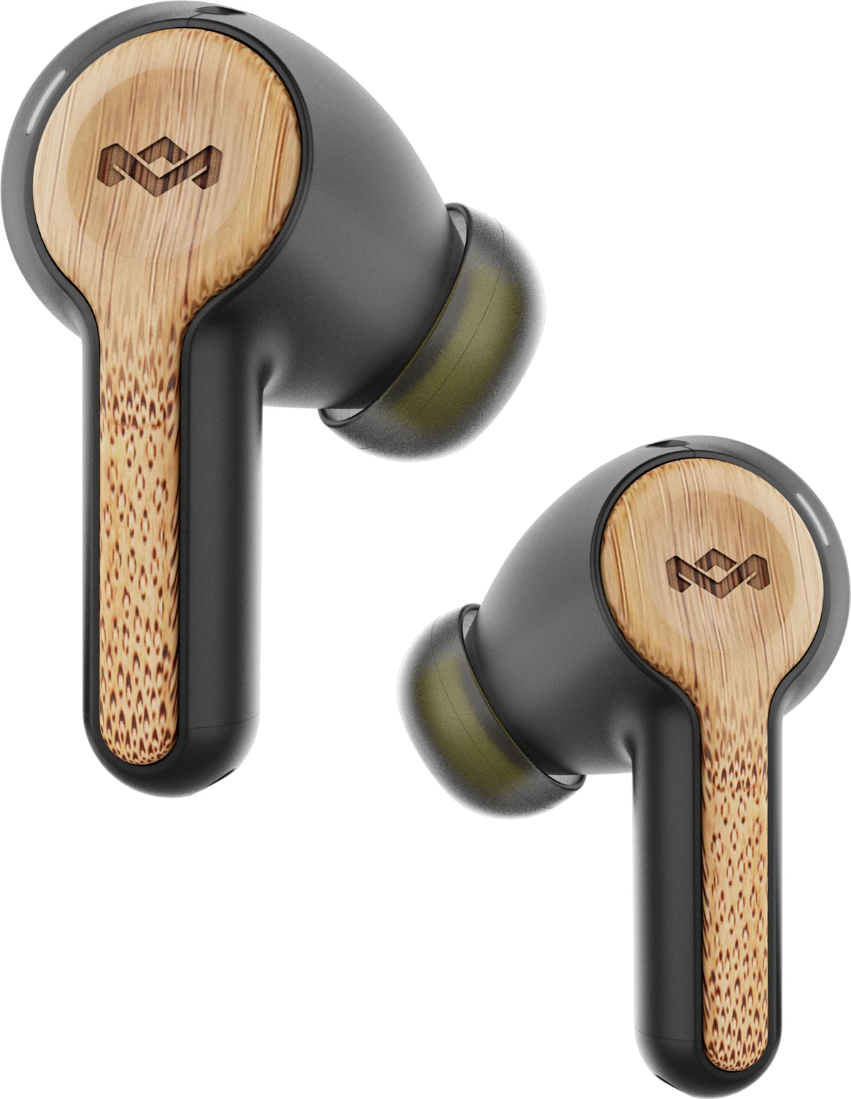 Kufje House of Marley Rebel Signature, True Wireless Bluetooth, 30 orë total, karikim wireless, IPX5, e zeza