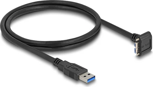 Kabllo USB DeLOCK 81030, USB-A në Micro-USB B, 1 m, USB 3.2 Gen 1, 5 Gbit/s, e zezë