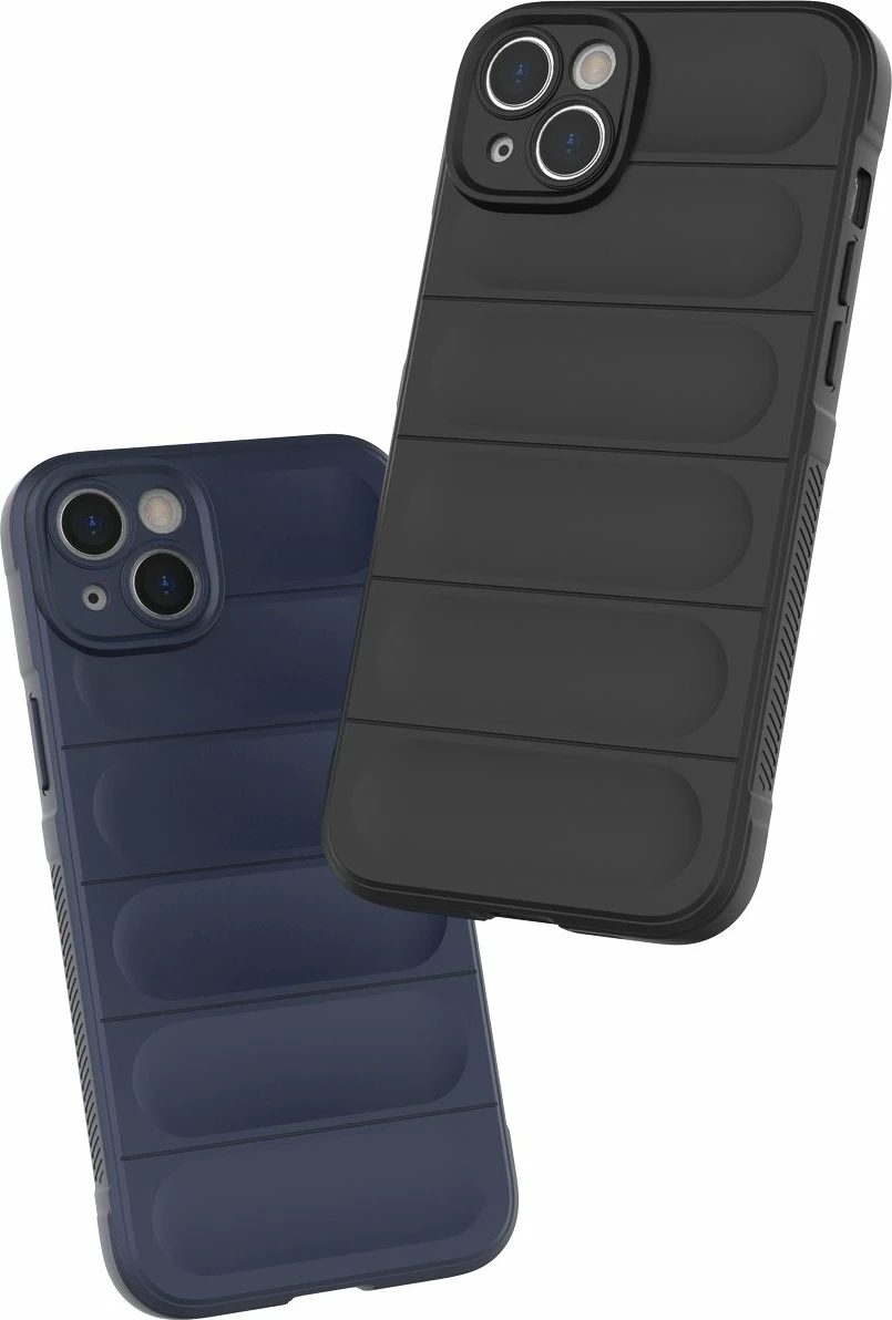 Mbështjellës Hurtel Magic Shield Case për iPhone 14 Plus, fleksibil, i blinduar, Blu e çelët