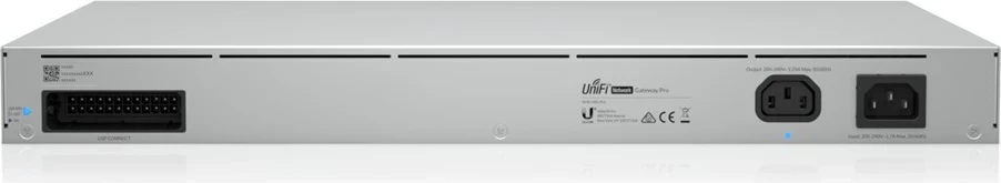 Gateway Ubiquiti UXG-Pro, 1U, 1000 Mbit/s, alumini, argjendtë