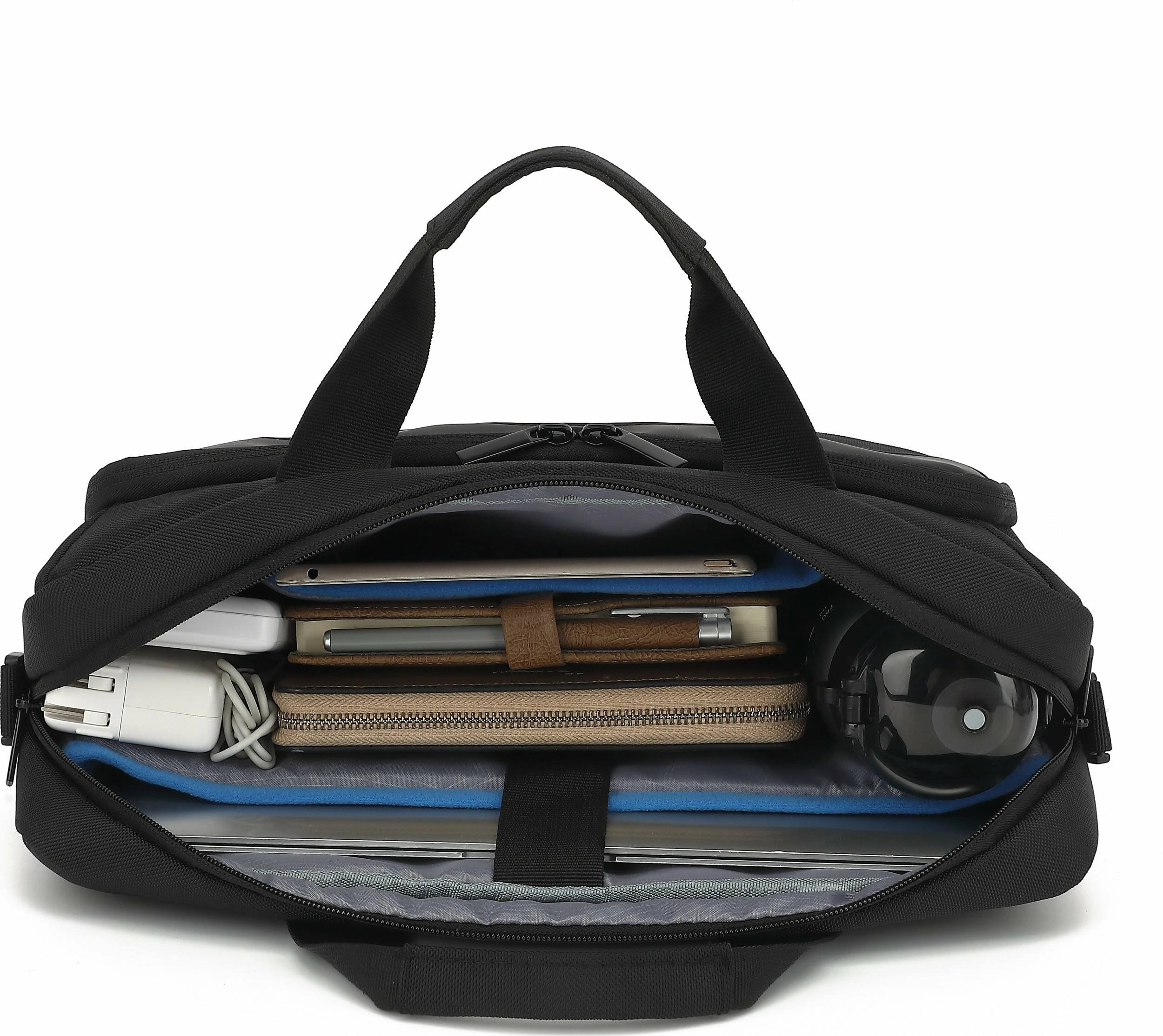 Torbë laptopi ZOY ProBag ZLB16 16", e papërshkueshme nga uji, poliuretan, zezë/gri