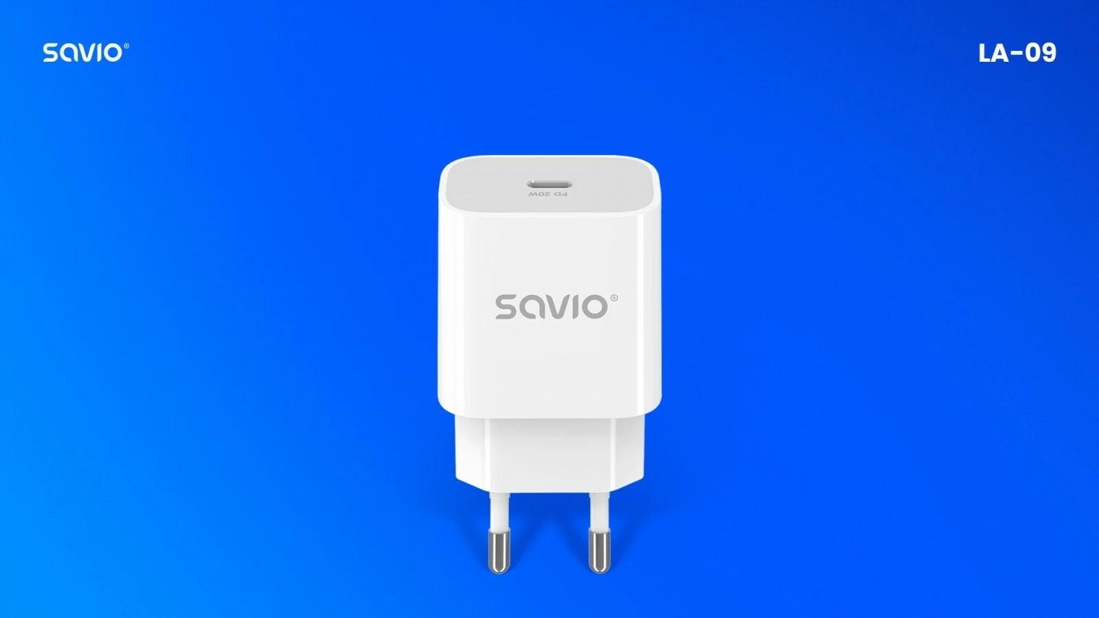 Karikues muri Savio LA-09, 20W, USB-C, i bardhë