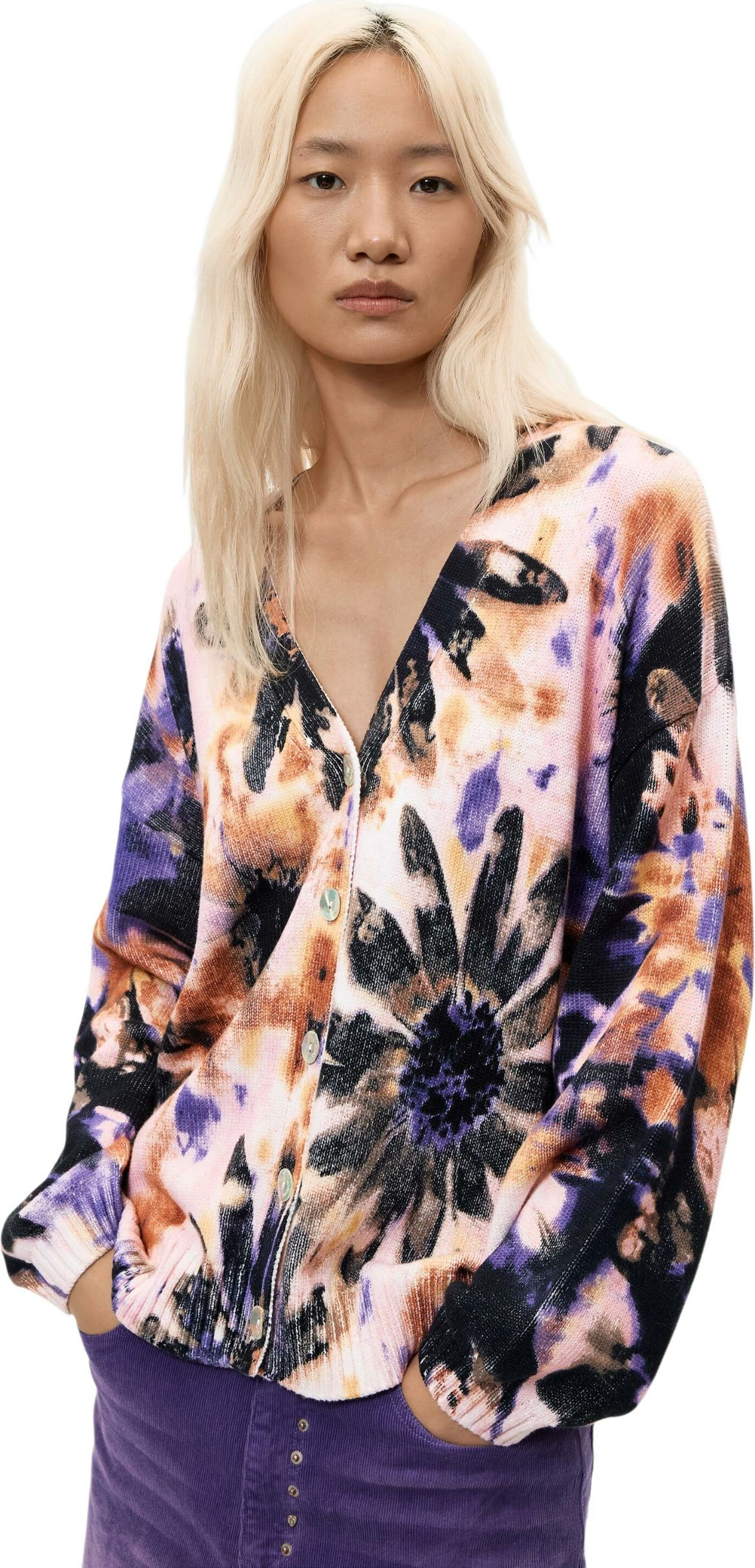 Kardigan për femra Desigual 26WWJF11, roze