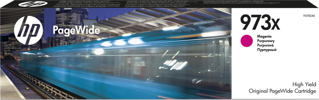 Kartrixh boje, HP, 973X F6T82AE PageWide, XL 82 ml deri 7000 faqe, magenta
