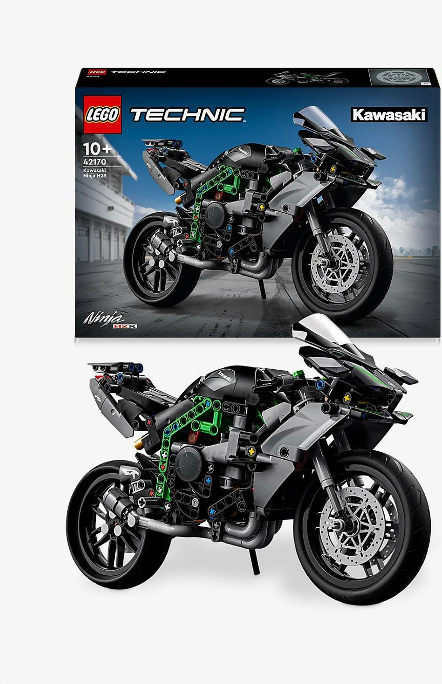 Set ndërtimi LEGO Technic Kawasaki Ninja H2R, 643 pjesë, shumëngjyrësh