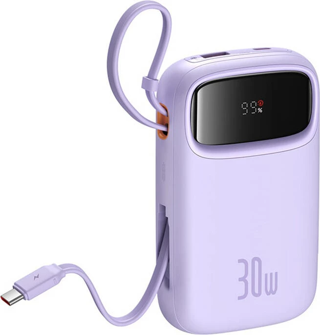 Powerbank Baseus QPow 2, 10000mAh, 30W, 2xUSB-C, vjollcë 8