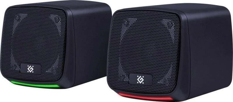 Altoparlantë Defender J3 2.0, 6W, LED, USB, të zi