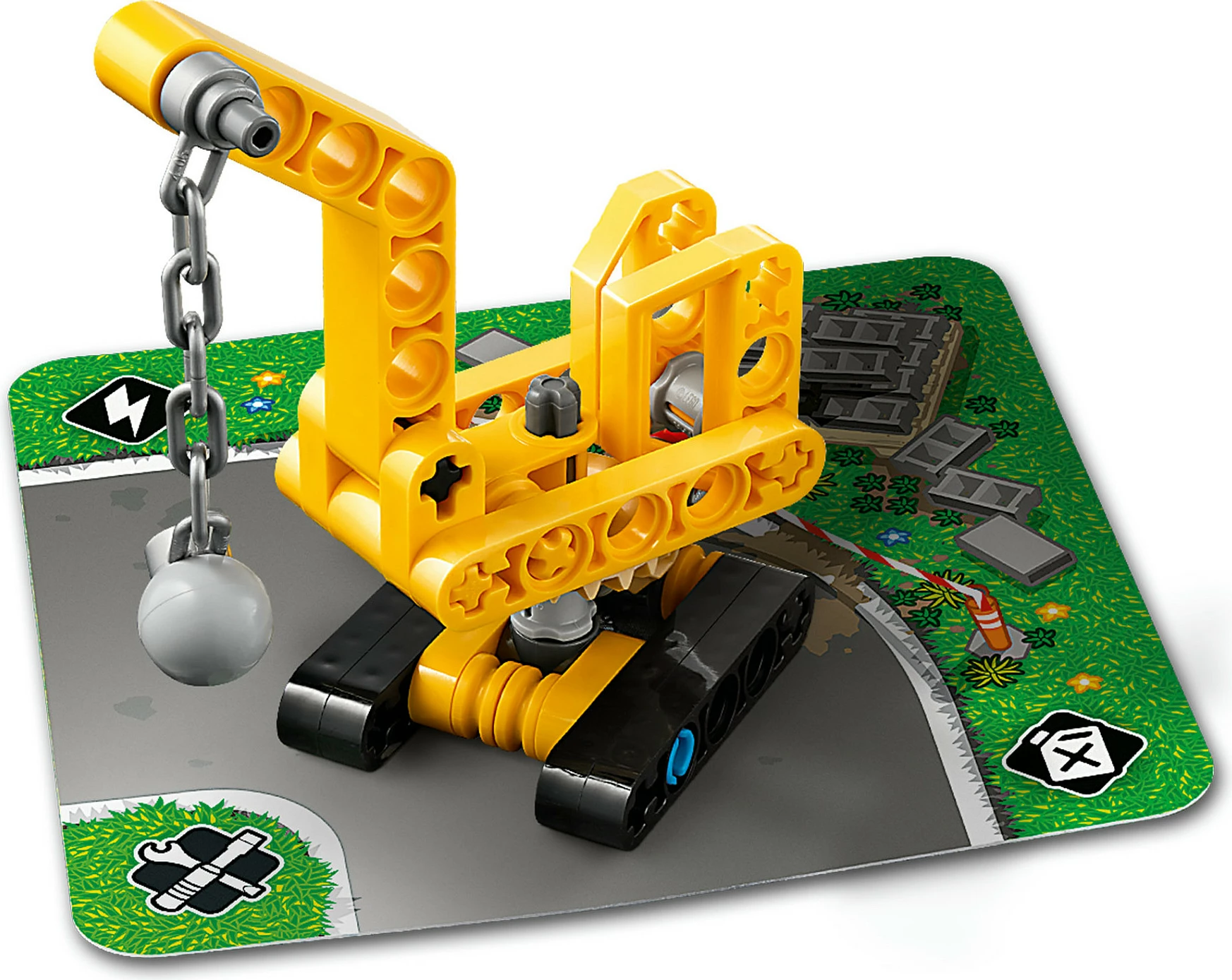 Set ndërtimi LEGO Technic 42233 Mighty Machines, 44 pjesë, shumëngjyrësh