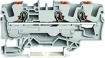 Klemë kaluese 3-përçues WAGO 2206-1301, 6 mm², gri