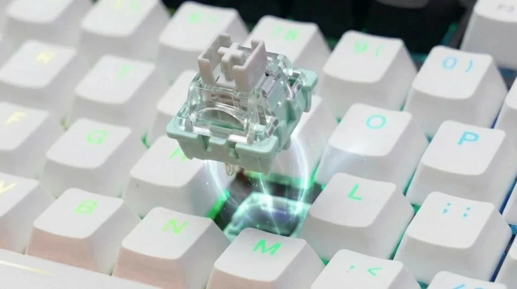 Tastierë mekanike Savio Astral, 75%, Outemu White Jade, RGB, USB-C, e bardhë