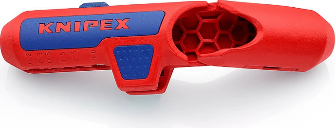 Vegël zhveshëse Knipex Universal, 135mm, plastikë, kuqe/kaltër