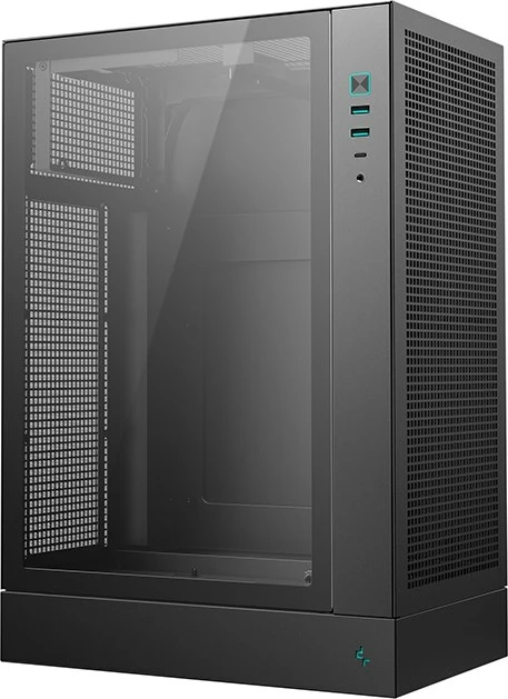 Kasë DeepCool CH170 PLUS, xham i temperuar, e zezë