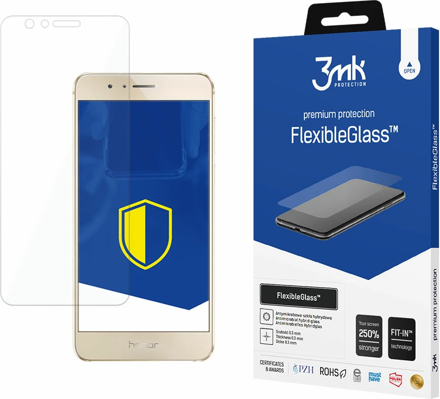 Xham mbrojtës hybrid 3mk FlexibleGlass për Honor 8