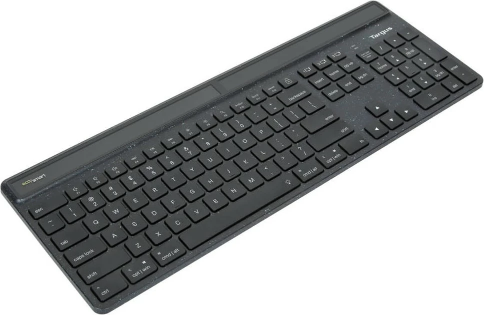 Tastierë Targus EcoSmart, Bluetooth 5.0, AZERTY, ndriçim LED, e zezë