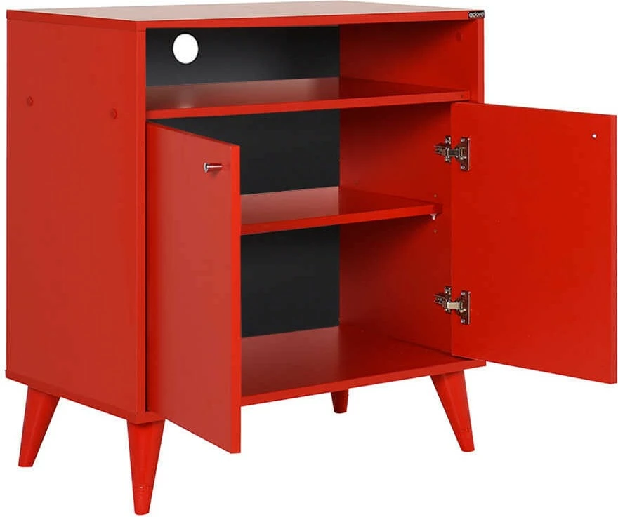 Dollap multifunksional, ngjyrë e kuqe, Adr-220-Kk-1
