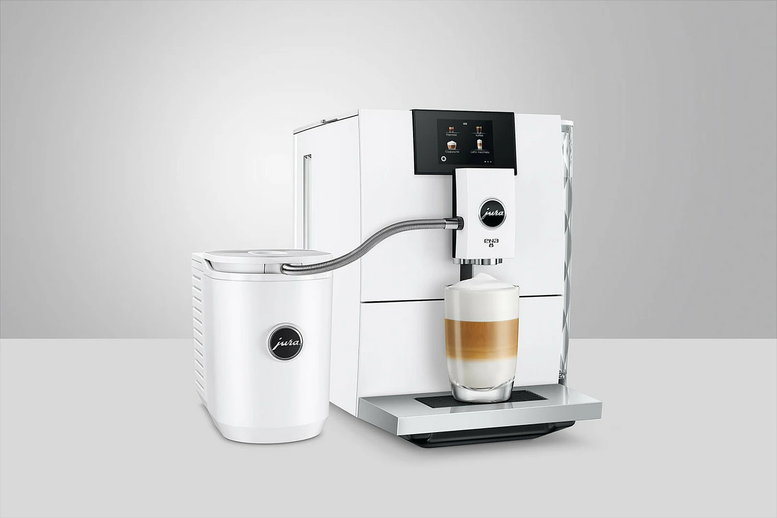 Ftohës qumështi Jura Cool Control, 0.6 L, me display, i bardhë