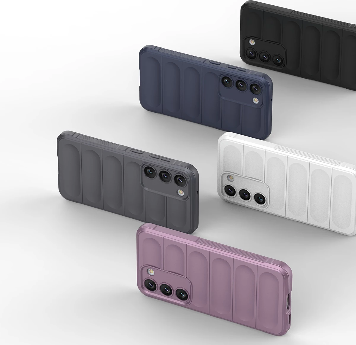 Mbështjellës Hurtel Magic Shield Case për Samsung Galaxy S23+, kaltër e çelët