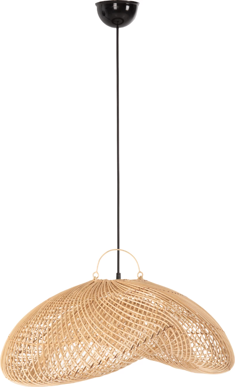 Llambë tavani varëse, ratan natyral, FH7862, 62x52x122cm