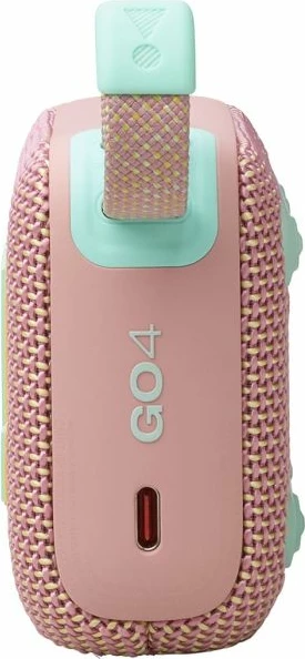 Altoparlant portativ Bluetooth JBL Go 4, 4.2W, IP67, Bluetooth 5.3, deri 7h, pink