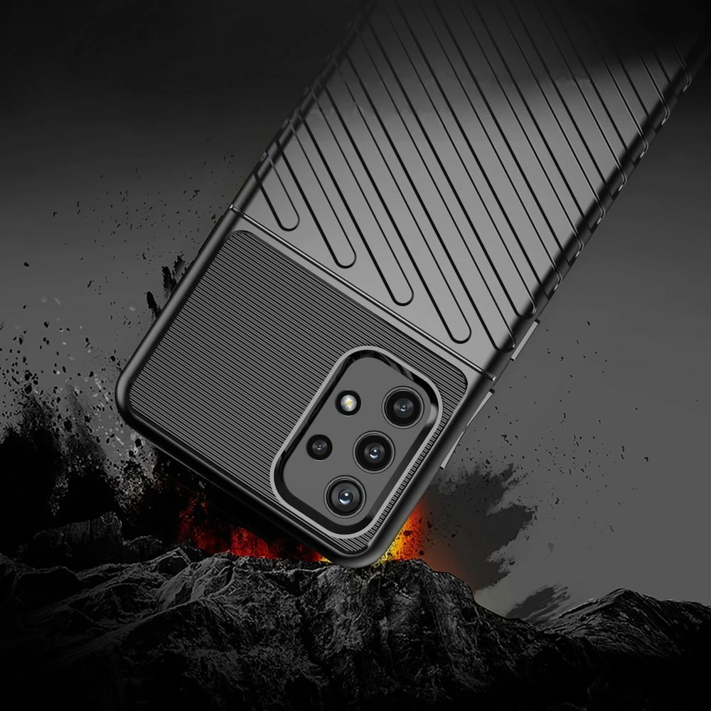 Mbështjellës Hurtel Thunder Case për Samsung Galaxy A32 5G, TPU, Kaltër