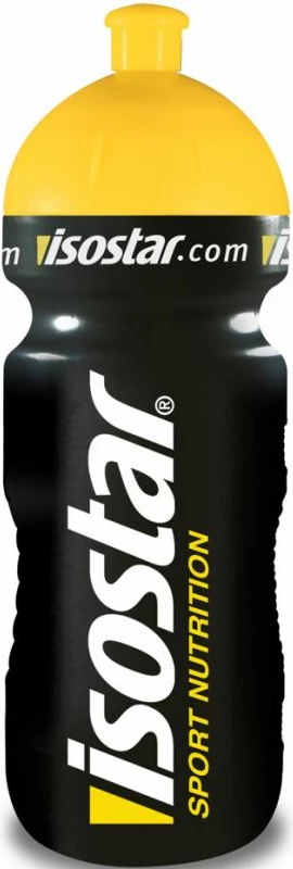 Shishe uji për sport Isostar, Pull Push, 650ml, e zezë