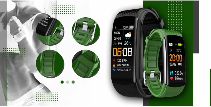 Smartwatch Giewont, e gjelbërt