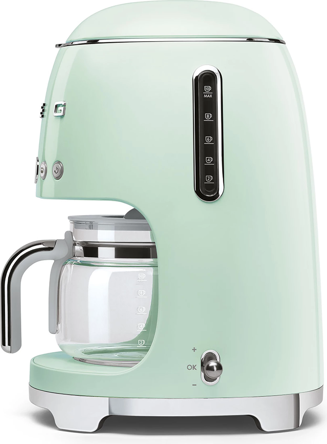 Makinë kafeje me filter Smeg DCF02PGEU 1.4L 1050W 10 filxhanë, jeshile pastel